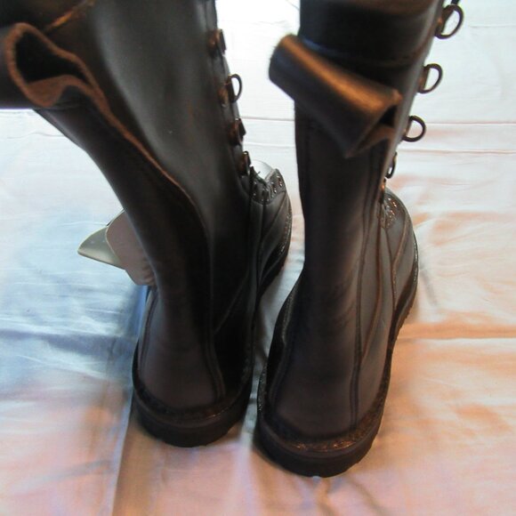 Mens Danner Fort Lewis Gore Tex Waterproof  Insulated Work Boots Sz 5.5 Black - Picture 3 of 9